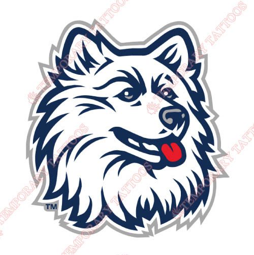 UConn Huskies Customize Temporary Tattoos Stickers NO.6658